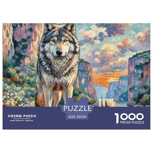 Wolf 1000 Teile Puzzles Tiere Für Kinder Ab 12 Jahren Entspannend Detailreich Spaß Pädagogisches Spiel 70x50cm/1000pcs Wolf 1000 Teile Puzzles Tiere Für Kinder Ab 12 Jahren Entspannend Detailreich Spaß Pädagogisches Spiel 70x50cm/1000pcs von OJASDBDJE