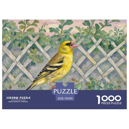 Yellowhammer 1000 Teile Puzzle Vogel Für Die Ganze Familie Herausforderung Premium-Qualität Spielzeug Pädagogisches Spiel 70x50cm/1000pcs Yellowhammer 1000 Teile Puzzle Vogel Für Die Ganze Familie Herausforderung Premium-Qualität Spielzeug Pädagogisches Spiel 70x50cm/1000pcs von OJASDBDJE