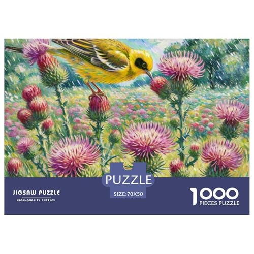 Yellowhammer 1000 Teile Puzzle Vogel Geschenke Für Frauen/Männer Entspannend Detailreich Spaß Pädagogisches Spiel 70x50cm/1000pcs von OJASDBDJE