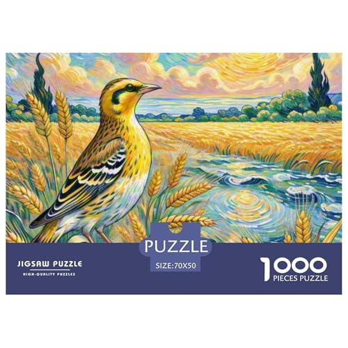 Yellowhammer 1000 Teile Puzzle Vogel Geschenke Für Frauen/Männer Herausforderung Detailreich Spaß Lernspiel 70x50cm/1000pcs von OJASDBDJE