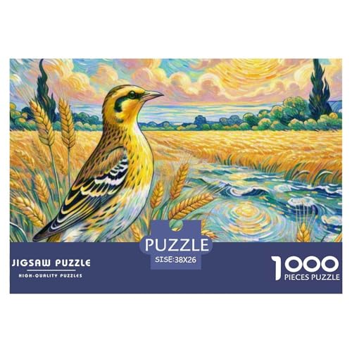 Yellowhammer 1000 Teile Puzzle Vogel Geschenke Für Frauen/Männer Herausforderung Detailreich Spielzeug Pädagogisches Spiel 38x26cm/1000pcs von OJASDBDJE