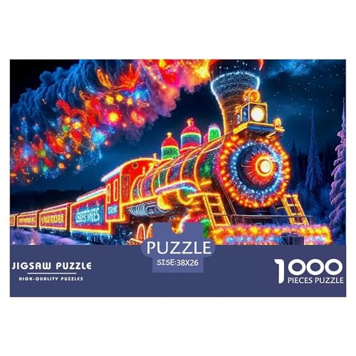 Zug 1000 Teile Puzzle Fantasie Für Die Ganze Familie Herausforderung Detailreich Spaß Pädagogisches Spiel 38x26cm/1000pcs Zug 1000 Teile Puzzle Fantasie Für Die Ganze Familie Herausforderung Detailreich Spaß Pädagogisches Spiel 38x26cm/1000pcs von OJASDBDJE