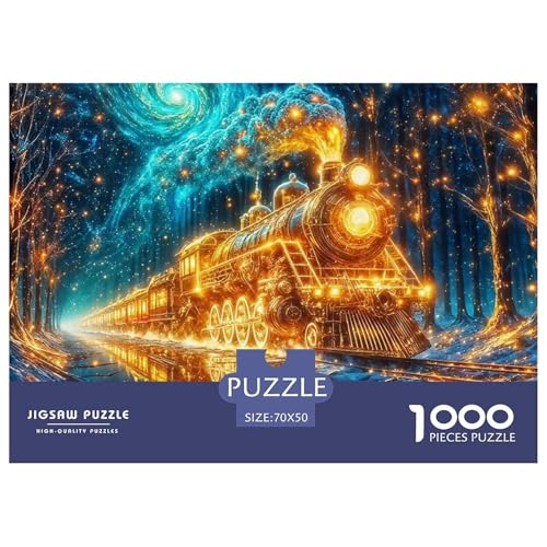 Zug 1000 Teile Puzzle Fantasie Für Kinder Ab 12 Jahren Herausforderung Detailreich Spaß Pädagogisches Spiel 70x50cm/1000pcs Zug 1000 Teile Puzzle Fantasie Für Kinder Ab 12 Jahren Herausforderung Detailreich Spaß Pädagogisches Spiel 70x50cm/1000pcs von OJASDBDJE