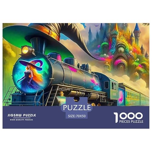 Zug 1000 Teile Puzzle Fantasie Für Kinder Ab 12 Jahren Herausforderung Premium-Qualität Spaß Lernspiel 70x50cm/1000pcs Zug 1000 Teile Puzzle Fantasie Für Kinder Ab 12 Jahren Herausforderung Premium-Qualität Spaß Lernspiel 70x50cm/1000pcs von OJASDBDJE