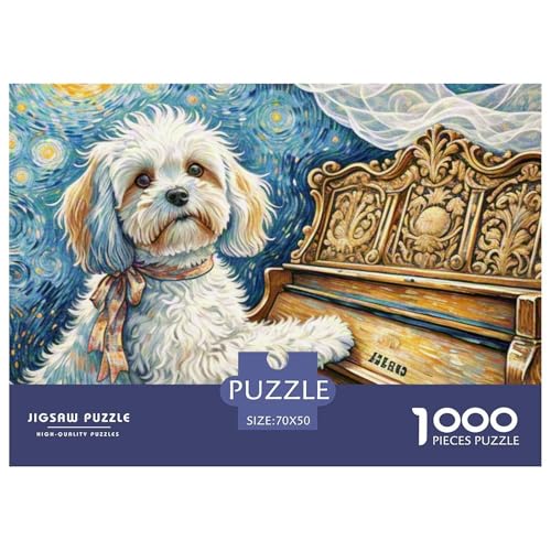 maltesisch 1000 Teile Puzzle Haustier Hund Für Die Ganze Familie Entspannend Detailreich Spaß Pädagogisches Spiel 70x50cm/1000pcs maltesisch 1000 Teile Puzzle Haustier Hund Für Die Ganze Familie Entspannend Detailreich Spaß Pädagogisches Spiel 70x50cm/1000pcs von OJASDBDJE