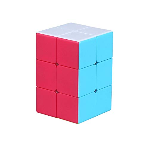 OJIN MO FANG GE 2x2x3 Würfelpuzzle 2 Schichten 2x2x3 Würfelpuzzle Würfel Glatt drehbares Würfelspielzeug für Anfänger (Mehrfarbig) von OJIN