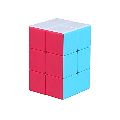 OJIN MO FANG GE 2x2x3 Würfelpuzzle 2 Schichten 2x2x3 Würfelpuzzle Würfel Glatt drehbares Würfelspielzeug für Anfänger (Mehrfarbig) von Kindpack