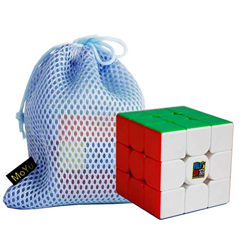 OJIN MoYu MoFang JiaoShi Meilong M Würfel 3x3 Würfel Würfel Klassenzimmer Meilong 3 M 3x3x3 Reibungslos Puzzle Brain Teaser Würfel Puzzle mit einem Würfelbeutel (3X3 Mehrfarbig) von KRX