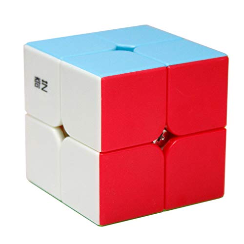 OJIN Qidi S2 2x2 Cube 2 Schicht 2x2x2 Cube Geschwindigkeit Puzzle Cube Glattes Drehen Cube Spielzeug (Stickerless) von OJIN
