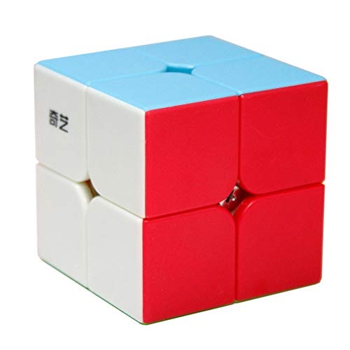 OJIN Qidi S2 2x2 Cube 2 Schicht 2x2x2 Cube Geschwindigkeit Puzzle Cube Glattes Drehen Cube Spielzeug (Stickerless) von Oostifun