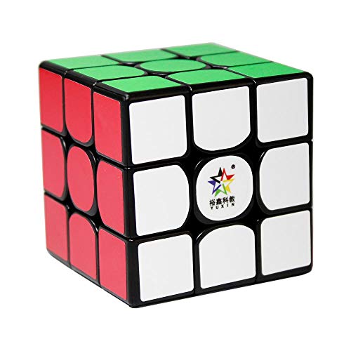 OJIN YuXin Little Magic 3x3 Kleine Magie 3x3x3 Geschwindigkeit Cube Reibungslos Schnelle Twist Puzzle Denkaufgaben Cube (Schwarz) von OJIN
