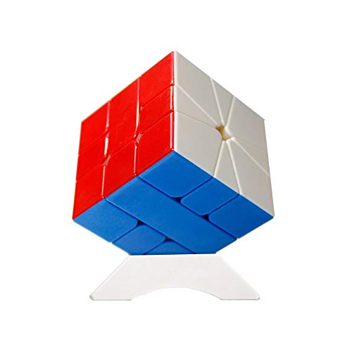 OJIN YuXin Kleine Magie SQ1 Puzzle Cube Quadrat-1 Reibungslos schnelle Twist Puzzle Denksportaufgaben Würfel mit einem Würfelstativ (Stickerless) von OJIN