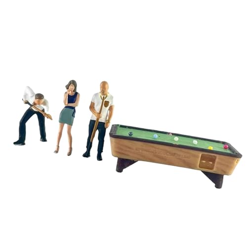 OJREEUB 1:64 Scale People Figure Resin Sand Table Layout Decoration Miniature Scenes von OJREEUB