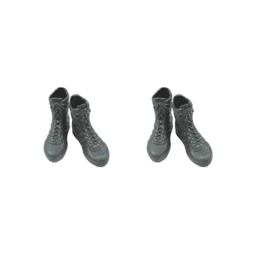 OJREEUB 2 Sets mit 1/6 Maßstab Herren-Figuren, Stiefel-Zubehör für 30,5 cm große männliche Actionfiguren zum Verkleiden von OJREEUB