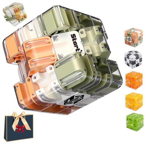 OKESYO 3D Quadratisches Labyrinth, Labyrinth-Puzzle-Spiele mit Eins Stahlkugeln, 3D Maze Labyrinth IQ Spielzeug, Geschenke fürJungen und Mädchen ab 6 Jahren OKESYO 3D Quadratisches Labyrinth, Labyrinth-Puzzle-Spiele mit Eins Stahlkugeln, 3D Maze Labyrinth IQ Spielzeug, Geschenke fürJungen und Mädchen ab 6 Jahren von OKESYO