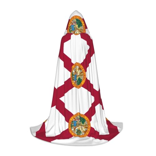 Flagge von Florida Uni Halloween Kapuzenumhang Cosplay Kostüm Weihnachten für Halloween Karneval Cosplay Party Flagge von Florida Uni Halloween Kapuzenumhang Cosplay Kostüm Weihnachten für Halloween Karneval Cosplay Party von OKFSTY