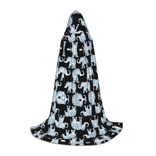 OKFSTY Elefant Uni Halloween Kapuzenumhang Cosplay Kostüm Weihnachten für Halloween Karneval Cosplay Party OKFSTY Elefant Uni Halloween Kapuzenumhang Cosplay Kostüm Weihnachten für Halloween Karneval Cosplay Party von OKFSTY