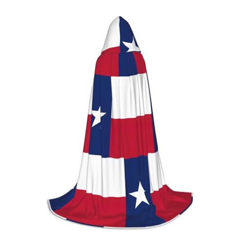 OKFSTY Flagge von Texas, Uni, Halloween, Kapuzenumhang, Cosplay, Kostüm, Weihnachten, für Halloween, Karneval, Cosplay, Party OKFSTY Flagge von Texas, Uni, Halloween, Kapuzenumhang, Cosplay, Kostüm, Weihnachten, für Halloween, Karneval, Cosplay, Party von OKFSTY