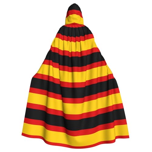 OKFSTY Großer Kapuzenumhang mit deutscher Flagge, für Erwachsene, 140 cm Länge, geeignet für Maskerade-Kostüme, Comic-Con OKFSTY Großer Kapuzenumhang mit deutscher Flagge, für Erwachsene, 140 cm Länge, geeignet für Maskerade-Kostüme, Comic-Con von OKFSTY