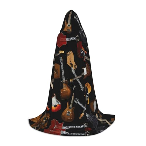 OKFSTY Guitars Uni Halloween Kapuzenumhang Cosplay Kostüm Weihnachten für Halloween Karneval Cosplay Party OKFSTY Guitars Uni Halloween Kapuzenumhang Cosplay Kostüm Weihnachten für Halloween Karneval Cosplay Party von OKFSTY
