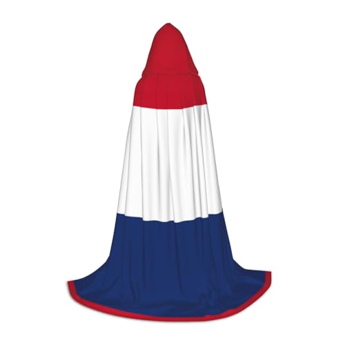 OKFSTY Halloween-Kapuzenumhang mit niederländischer Flagge, Uni, Cosplay, Weihnachten, für Halloween, Karneval, Cosplay, Party OKFSTY Halloween-Kapuzenumhang mit niederländischer Flagge, Uni, Cosplay, Weihnachten, für Halloween, Karneval, Cosplay, Party von OKFSTY