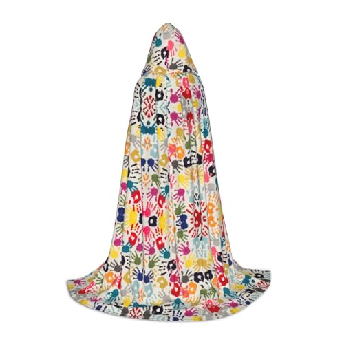 OKFSTY Handabdruck Uni Halloween Kapuzenumhang Cosplay Kostüm Weihnachten für Halloween Karneval Cosplay Party OKFSTY Handabdruck Uni Halloween Kapuzenumhang Cosplay Kostüm Weihnachten für Halloween Karneval Cosplay Party von OKFSTY