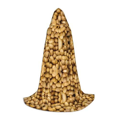 OKFSTY Kapuzenumhang mit Gartenkartoffeln für Teenager, Halloween-Kapuzenumhang für Jugendliche, geeignet für Themenpartys, Comic-Con OKFSTY Kapuzenumhang mit Gartenkartoffeln für Teenager, Halloween-Kapuzenumhang für Jugendliche, geeignet für Themenpartys, Comic-Con von OKFSTY
