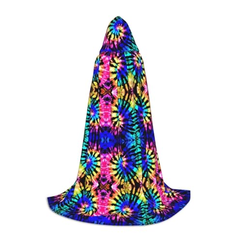 OKFSTY Kapuzenumhang mit exotischem Tribe-Stil, Batik-Stil, bedruckt, für Teenager, Halloween-Kapuzenumhang für Jugendliche, geeignet für Themenpartys, Comic-Con OKFSTY Kapuzenumhang mit exotischem Tribe-Stil, Batik-Stil, bedruckt, für Teenager, Halloween-Kapuzenumhang für Jugendliche, geeignet für Themenpartys, Comic-Con von OKFSTY