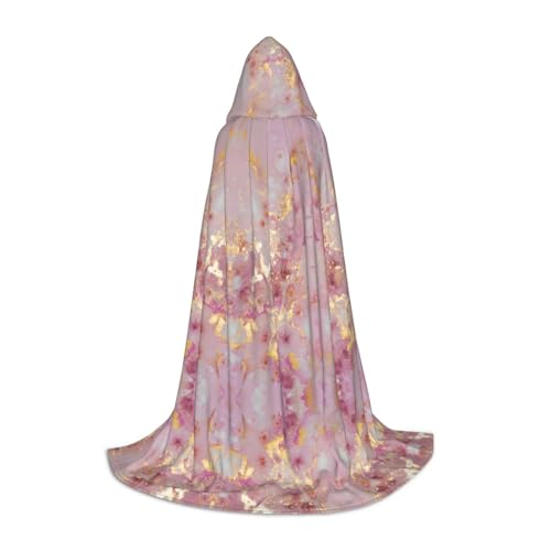 OKFSTY Kapuzenumhang mit rosa Marmor-Textur, für Teenager, Halloween-Kapuzenumhang für Jugendliche, geeignet für Themenpartys, Comic-Con OKFSTY Kapuzenumhang mit rosa Marmor-Textur, für Teenager, Halloween-Kapuzenumhang für Jugendliche, geeignet für Themenpartys, Comic-Con von OKFSTY