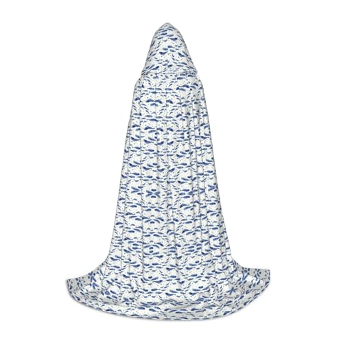 OKFSTY Kleiner Blauwal-Schwimmender Uni-Kapuzenumhang für Cosplay, Weihnachten, für Halloween, Karneval, Cosplay-Party OKFSTY Kleiner Blauwal-Schwimmender Uni-Kapuzenumhang für Cosplay, Weihnachten, für Halloween, Karneval, Cosplay-Party von OKFSTY