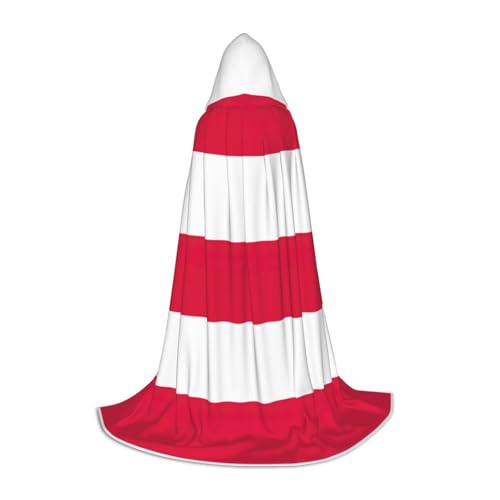 OKFSTY Polnische Flagge, Uni, Halloween, Kapuzenumhang, Cosplay, Kostüm, Weihnachten, für Halloween, Karneval, Cosplay, Party OKFSTY Polnische Flagge, Uni, Halloween, Kapuzenumhang, Cosplay, Kostüm, Weihnachten, für Halloween, Karneval, Cosplay, Party von OKFSTY