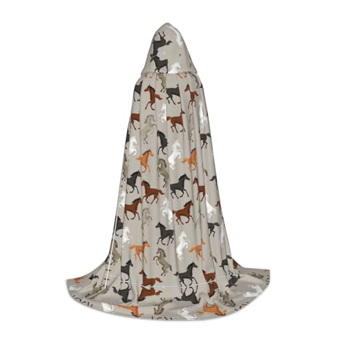 OKFSTY Süßes Pferd Uni Halloween Kapuzenumhang Cosplay Kostüm Weihnachten für Halloween Karneval Cosplay Party OKFSTY Süßes Pferd Uni Halloween Kapuzenumhang Cosplay Kostüm Weihnachten für Halloween Karneval Cosplay Party von OKFSTY