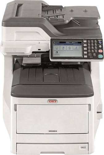 OKI MC853dn Farblaser Multifunktionsdrucker A3 Drucker, Scanner, Kopierer, Fax LAN, Duplex, Duplex-A von OKI