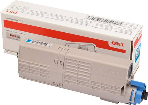 OKI Toner C532 C542 MC563 MC573 Original Cyan 6000 Seiten 46490607 von OKI