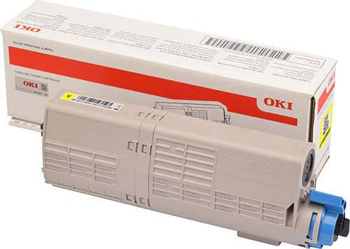 OKI 46490605 Tonerkassette Gelb 6000 Seiten Toner Original C532 C542 MC563 MC573 von OKI