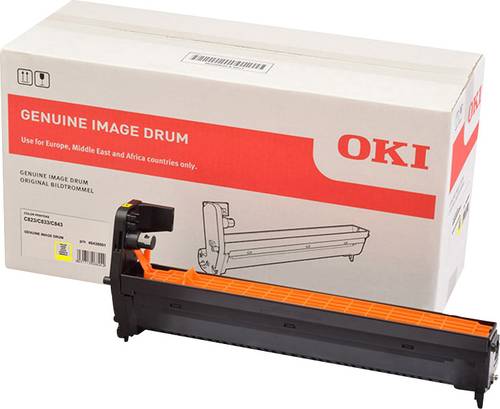 OKI Trommeleinheit 46438001 Original Gelb 30000 Seiten Drum Unit C823 C833 C843 Trommel von OKI