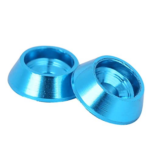 OKJHFD 10pcs Aluminum Alloy Screw Shim Upgrade Spare Parts for MND90 MN99 MN91 FJ45 RC Car Models (Blue) von OKJHFD