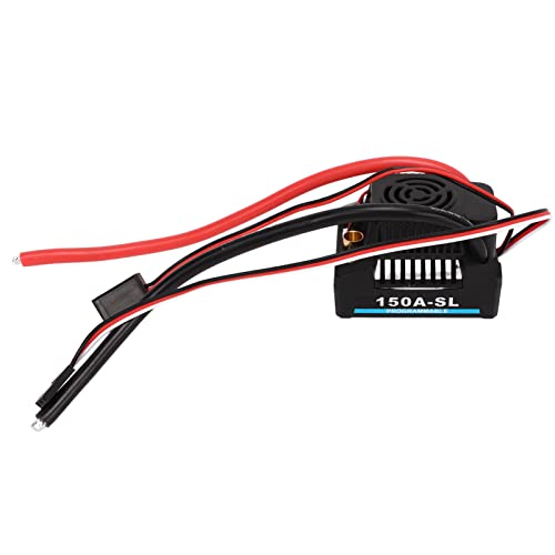 OKJHFD 150A Brushless ESC Waterproof Dustproof BEC 5A 5.8V Electronic Speed Controller for 1/8 RC Car,Remote Control Car Off Road Boat Toy von OKJHFD
