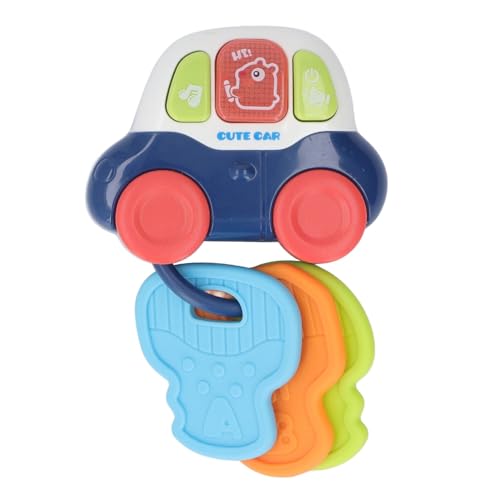 OKJHFD Baby-Trainingsspielzeug, Auto-Bissspielzeug, multifunktionales Musiklicht, Früherziehung, Baby-Auto-Kauspielzeug für Zuhause (Azul) von OKJHFD