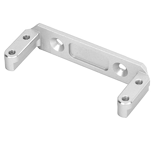 OKJHFD RC Axle Servo Mount 1/10 rc Crawler Car Servo Mount Aluminum Alloy for Capra UTB10 1/10 Crawler Upgrades Accessories (Silver) von OKJHFD