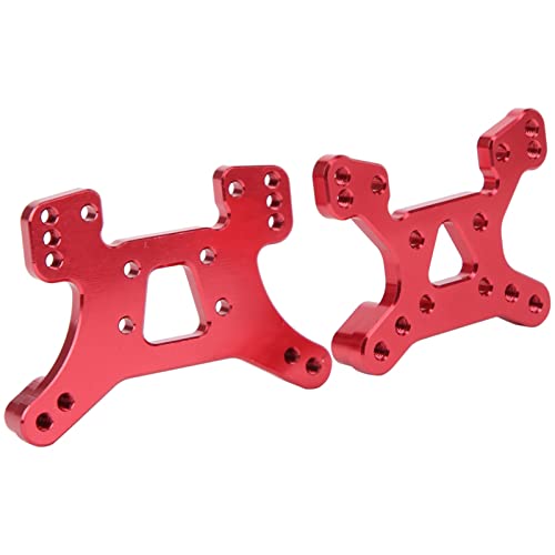OKJHFD RC Car Shock Tower Board Set Accessories for WLtoys 144001 1/14 Remote Control Car Red Blue (Red) von OKJHFD