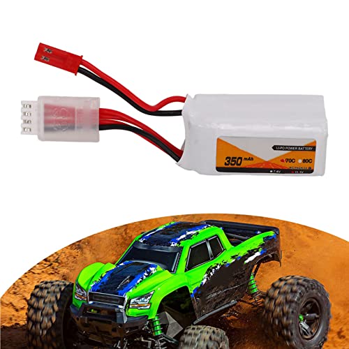 OKJHFD RC-Lipo-Akku, 11,1 V, 70 °C, Entladerate, 3S, JST-Stecker, 350 mAh Leistung für ferngesteuertes Auto/LKW, Boot, Drohne, Buggy, Truggy, RC-Hubschrauber, ferngesteuertes Flugzeug, UAV von OKJHFD