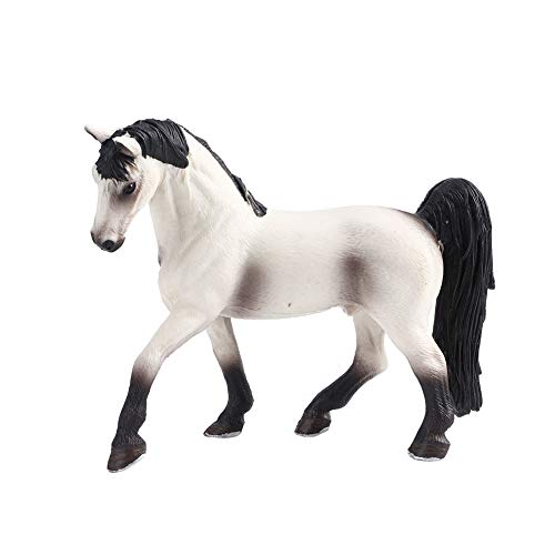 OKJHFD Simuliertes Wildtier-Modellset Tennessee White Horse Kunststoffsimulation, Sammelpferdespielzeug Für Mädchen Und Jungen, Kinder Spielen Lernspielzeug, Geschenk Für Jungen Und Mädchen von OKJHFD