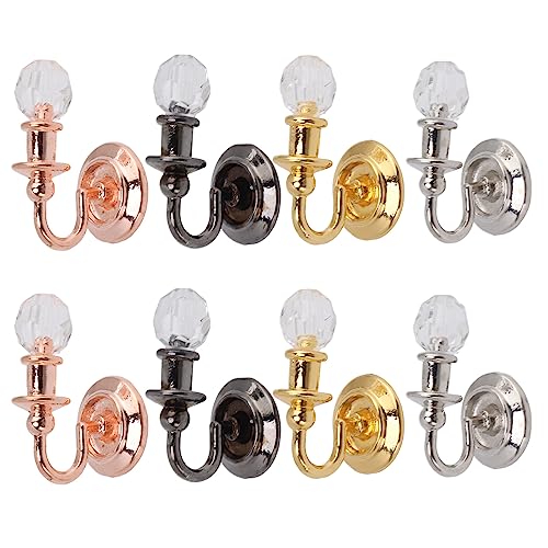 8 Stück Puppenhaus-Wandlampen, Miniatur-Puppenhaus-Wandlampen, lebendige simulierte Bunte Lichter, Dekor, für 1:12 Puppenhaus 8 Stück Puppenhaus-Wandlampen, Miniatur-Puppenhaus-Wandlampen, lebendige simulierte Bunte Lichter, Dekor, für 1:12 Puppenhaus von OKOVO