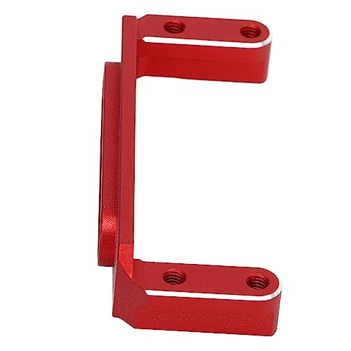 OKOVO Aluminum Front Axle Servo Mount RC Car Servo Mount Aluminum Alloy for Capra UTB10 1/10 RC Crawler Upgrades Accessories (Red) von OKOVO