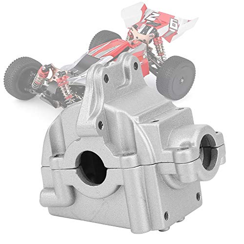 OKOVO WLtoys 144001 RC Gearbox Upper Lower Cover Shell Aluminum Alloy Material Blue Black Silver for Model Car (Silver) von OKOVO
