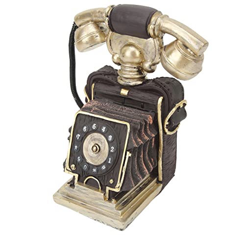 Telefon Kreatives Retro-dekoratives Telefon, Wähltelefon aus Kunstharz, Dekoration für Zuhause, Schlafzimmer, Arbeitszimmer, Desktop, antikes Telefonmodell, Dekoration für Café, Telefon Kreatives Retro-dekoratives Telefon, Wähltelefon aus Kunstharz, Dekoration für Zuhause, Schlafzimmer, Arbeitszimmer, Desktop, antikes Telefonmodell, Dekoration für Café, von OKOVO