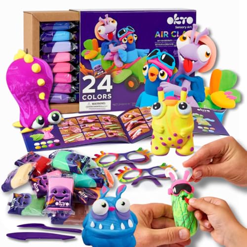 Okto 24 colors set with air clay Okto 24 colors set with air clay von OKTO