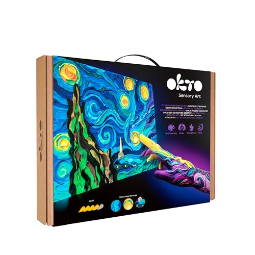 OKTO - Oktoclay Starry Night Set mit Schaumschaum, 10005, mehrfarbig, Einheitsgröße von OKTO