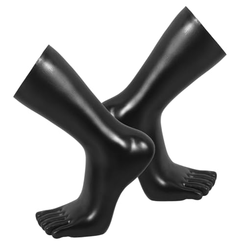 OKUMEYR Moderne Einzelhandels-display Fuß Mannequin 5-zehen Sockenhalter Schwarz Realistisch Für Schmuck Schuhe OKUMEYR Moderne Einzelhandels-display Fuß Mannequin 5-zehen Sockenhalter Schwarz Realistisch Für Schmuck Schuhe von OKUMEYR